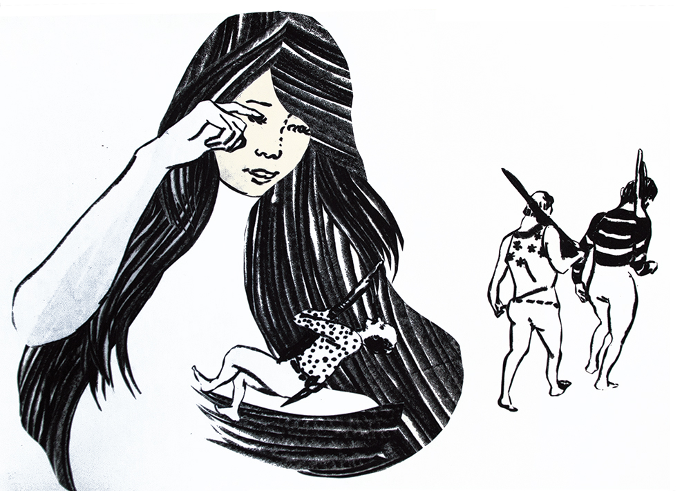 illustration「hair」