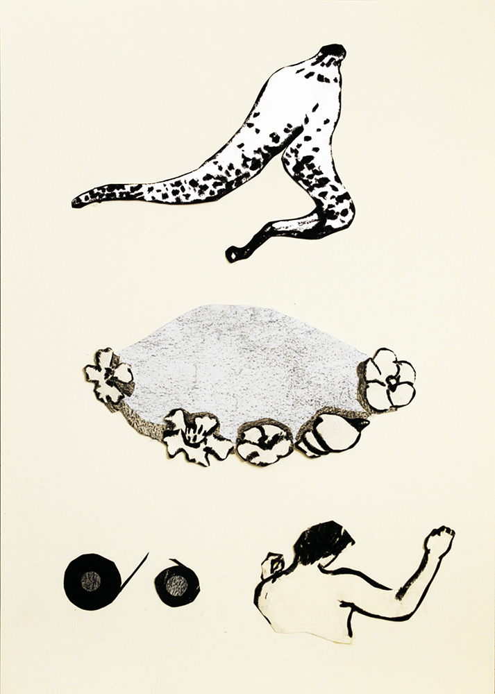 窓の向こう（真っ白な昼下がりに彼は逃げ出した） The other side of the window（He ran away）