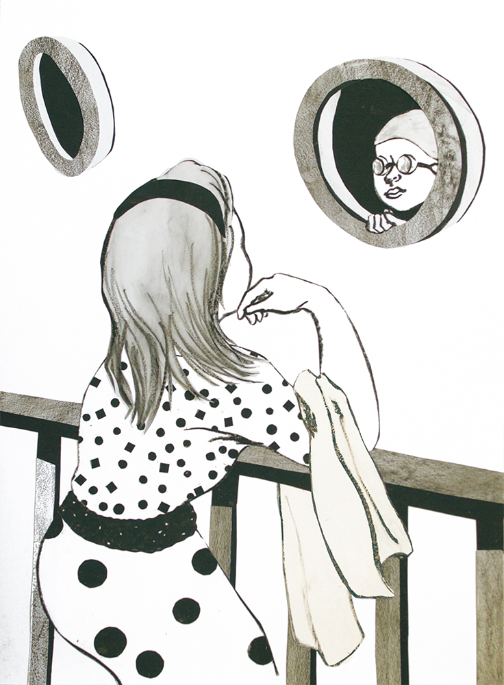 律儀な面会者 / 6月のプール Too faithful visitor / Pool in June